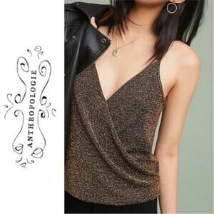 Anthropologie Eri + Ali Encore Shine Top Sz S